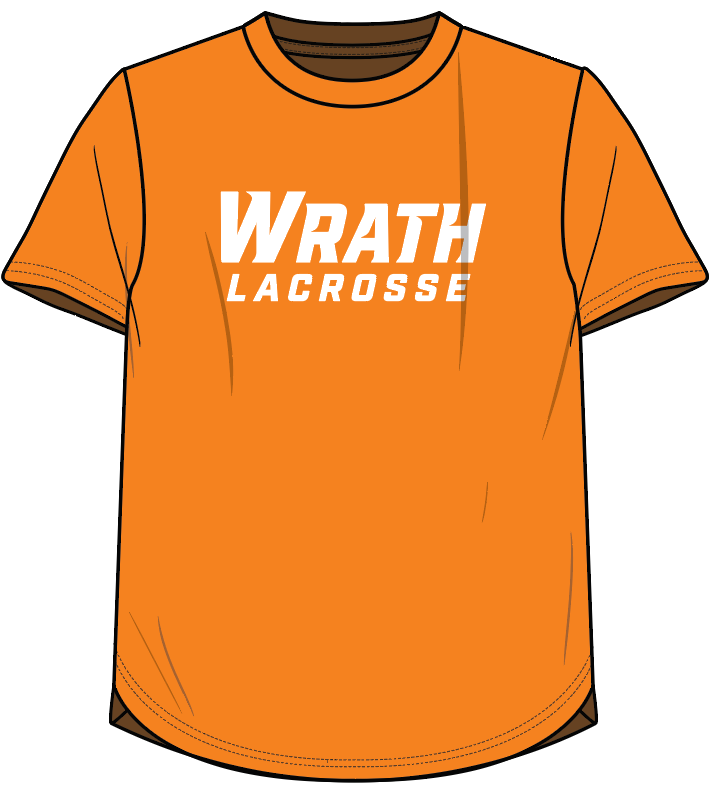 Orange Wrath Lacrosse Performance Shirt