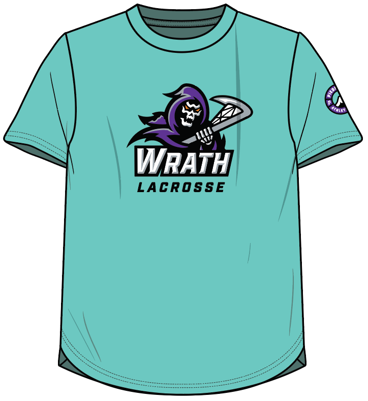 Teal Wrath Lacrosse Performance Shirt