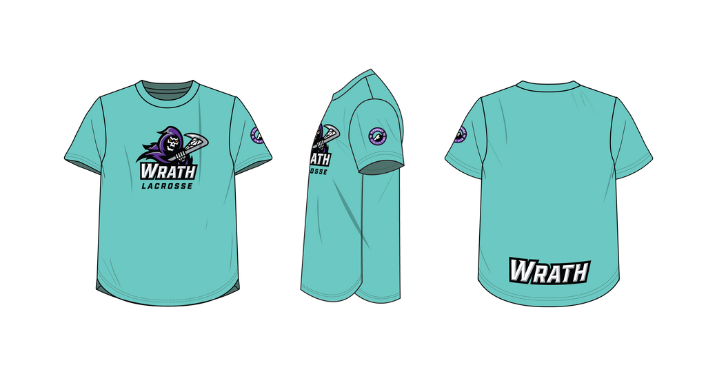 Teal Wrath Lacrosse Performance Shirt