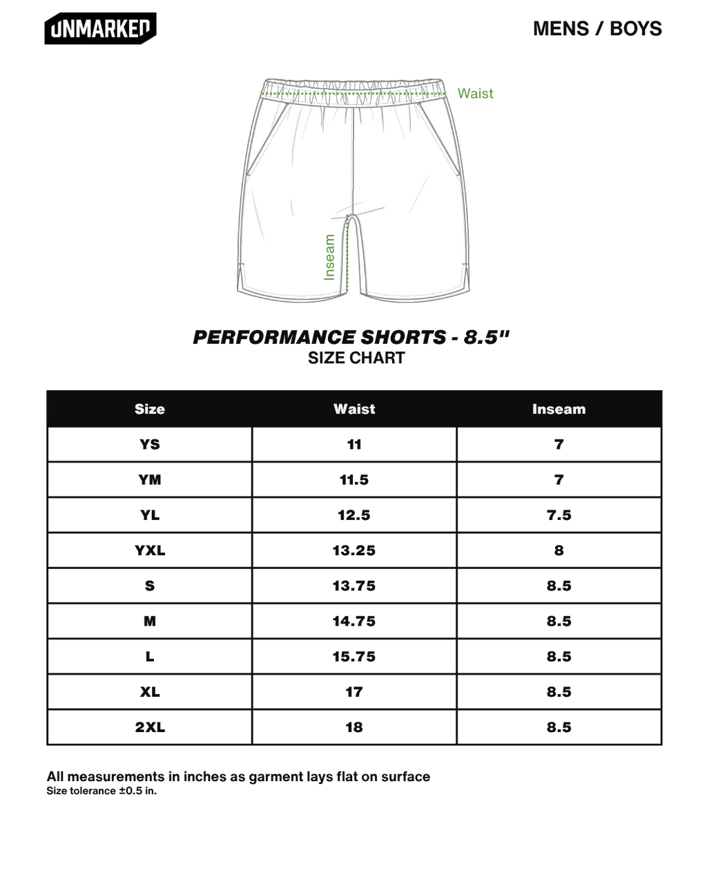 Wrath Men's Lacrosse Shorts - 8.5" Inseam
