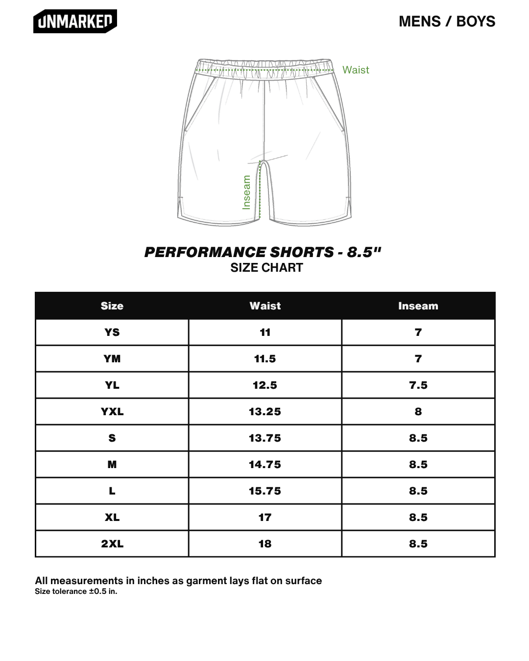 Wrath Men's Lacrosse Shorts - 8.5" Inseam